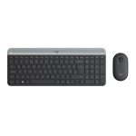Logitech MK470 Q Кабелски Usb Црн Клавијатура/Мајка Сет 920-009435