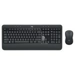 Logitech MK540 Q Безжична Usb Црна Мултимедијална Клавијатура/Мајка Сет 920-008687
