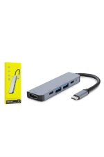 Macbook Pro/air Компактен USB Type-C 8 во 1 Хаб Претворувач - Image 5