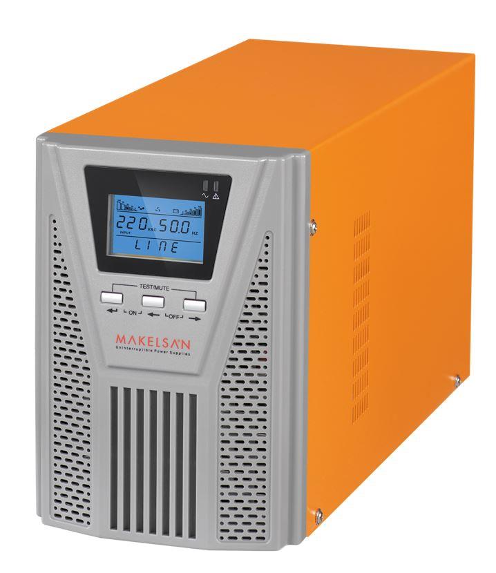 makelsan-powerpack-se-1kva-1f-19030_1.jpg MAKELSAN POWERPACK SE 1KVA 1F/1F (2X7AH) 4/8DK ONLINE UPS - Image 1