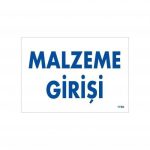 Предупредувачка Табла за Влез на Материјали 17,5x25 KOD:1768
