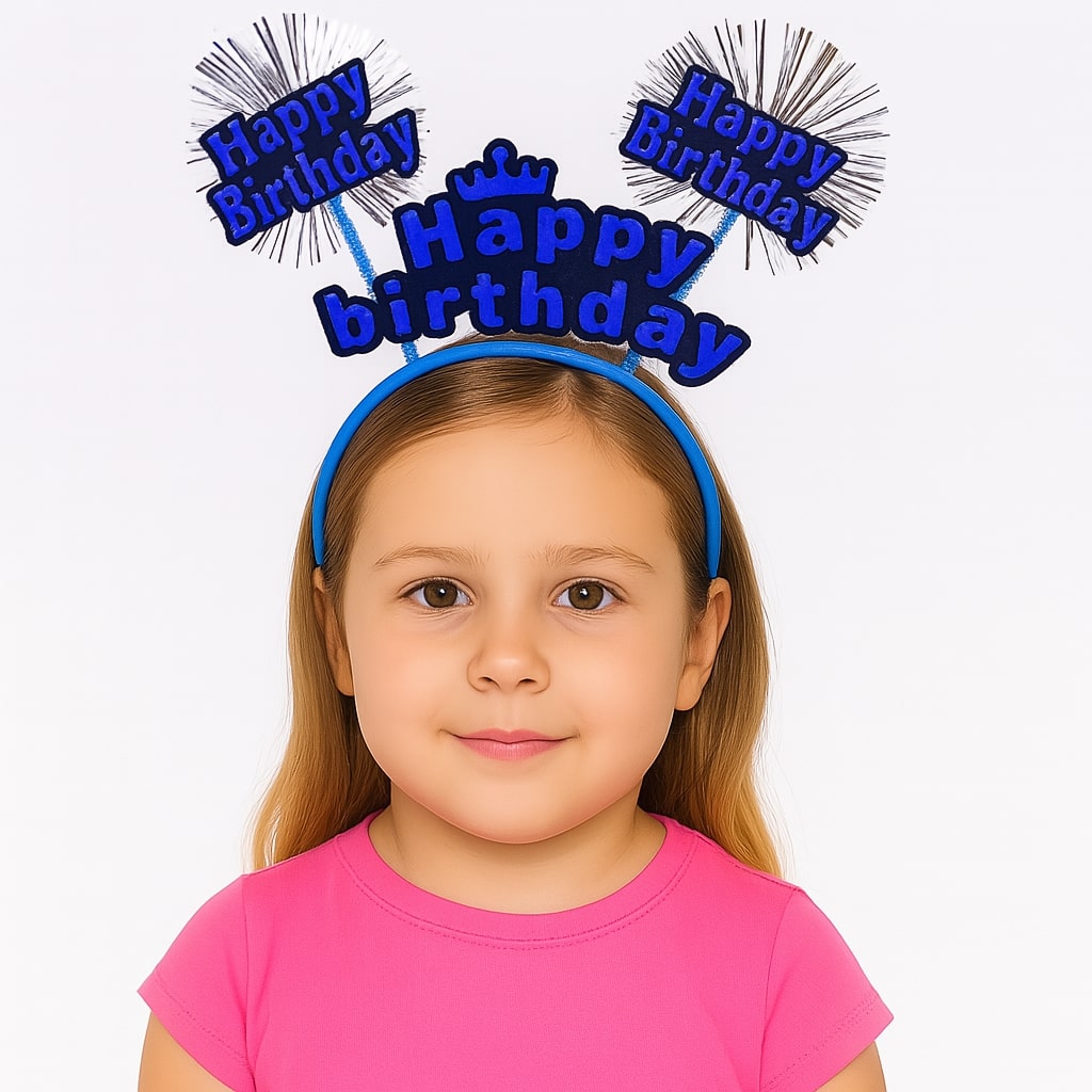 mavi-renk-isiltili-yazil-30703_1.jpg Мави Блескава Роденденска Круна - Image 1