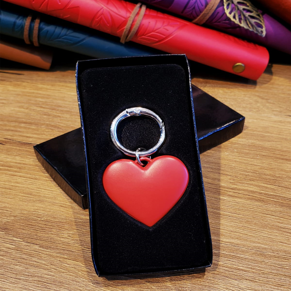 metal-kirmizi-kalp-anahtarl-29678_1.jpg Метален Црвен Срце Клучен Прстен - Image 1
