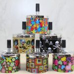 Метален Цветен Притисен Пепелник Јацев