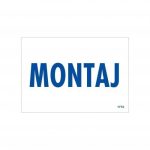 Предупредувачка Табла за Монтажа 17,5x25 KOD:1772