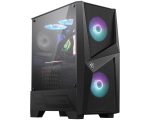 MSI MAG FORGE 100R ЗАШТИТНО СТАКЛО ARGB PSU НИКОЈ 2X120MM 1X120MM ГЕЈМИНГ КОМПЈУТЕР КУТИЈА ЦРНА - Image 2