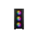 MSI MAG FORGE M100R TEMPERЛИ КАМ ARGB PSU НЯК 3X120MM 1X120MM ARGB ФАН ГЕЈМИНГ БИЛГИСАЈ КАСА СИЈАХ
