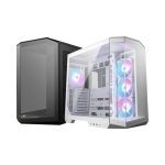 MSI MAG PANO 100R PZ Темперирано Стакло ARGB PSU НИКОЈ 3X120MM 1X120MM ФАН ГЕЈМИНГ КУЌИШТЕ ЦРНО