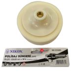 Nikon 12550BS Полирачка Губка 125 mm Бела Тврда