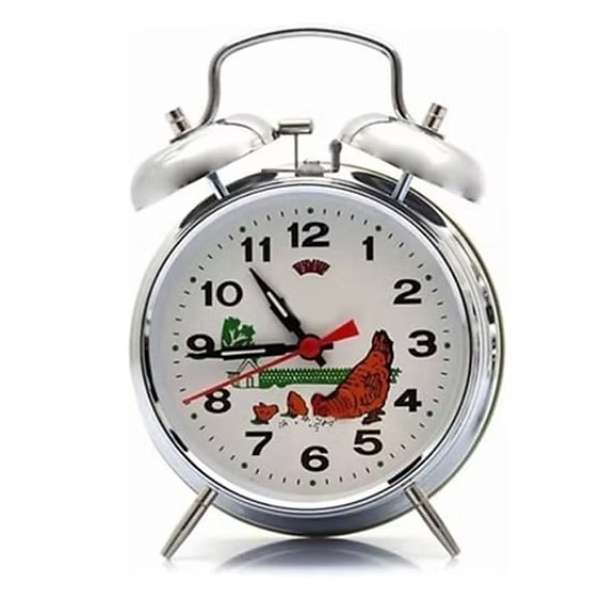 nostaljik-kurmali-horozlu-ca-27422_1.jpg Носталгичен механички будилник со петел голем - Image 1