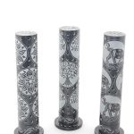 Обсидијан Таши Украсен Кула Тушење Модел 2