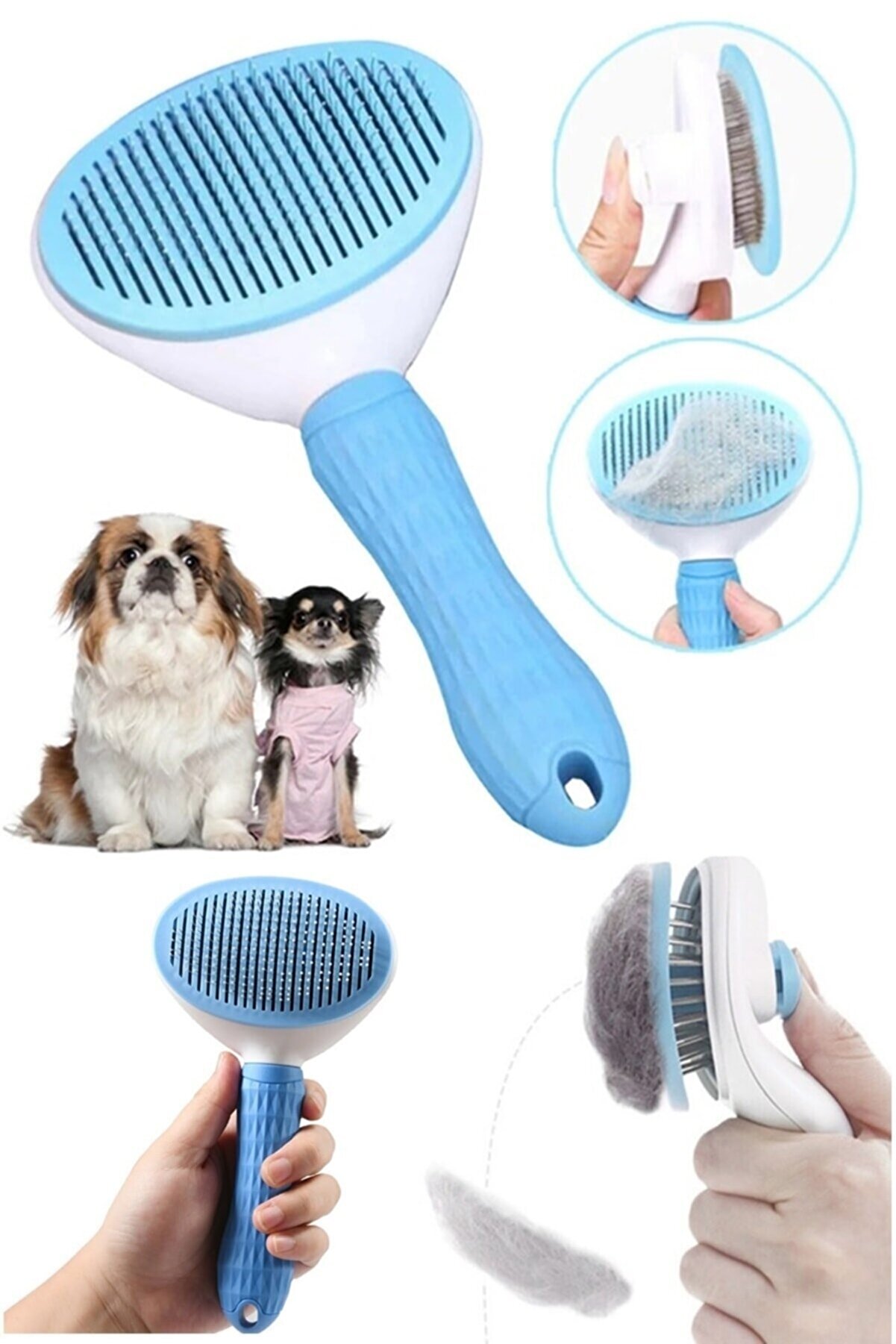 otomatik-temizlenen-evcil-hayv-29454_1.jpg Автоматски Чистач за Кучешка Длака Син - Image 1