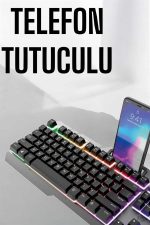 Играчка тастатура Q Тастатура RGB со подарок глувче - Image 5