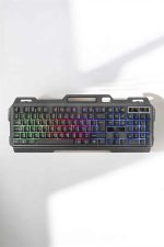 Играчка тастатура Q Тастатура RGB со подарок глувче - Image 4