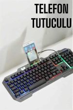 Играчка тастатура Q Тастатура RGB со подарок глувче - Image 3