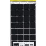 Pacific 6025 BL Лепливи Фелц 25 мм X 25 мм Црн