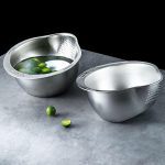 Цедалка за ориз од не'рѓосувачки челик