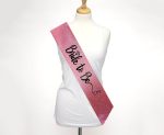 Розова Црна Накитна Лента Bride To Be - Image 2