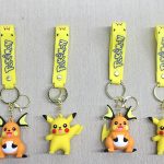 Pikachu Raichu Силиконски Клучен Прстен