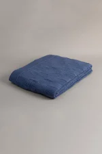 Plaid Indigo Единечен Ќебе 160x220 - Image 4
