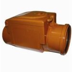 PVC Повратен вентил за отпадна вода 100 mm со заклучување