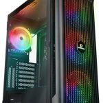 RAMPAGE PROLIX 650W 80+ Мрежен Панел Темперирано Стакло + Argb Вентилатор ГЕЈМИНГ ATX КУЌИШТЕ ЦРНО