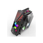 REVENGE DARK LORD 650W 80+ TEMPERLI CAM SIYAH 8X12CM RGB FAN ROBOTİK ATX КАСА
