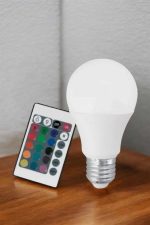 RGB LED Ламба LED Светло Ампула Со Менување Бои 100 Ват