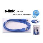 S-LINK SL-3040 Usb 3.0 A Tip B Tip Кабел за печатач (1.5 метри)