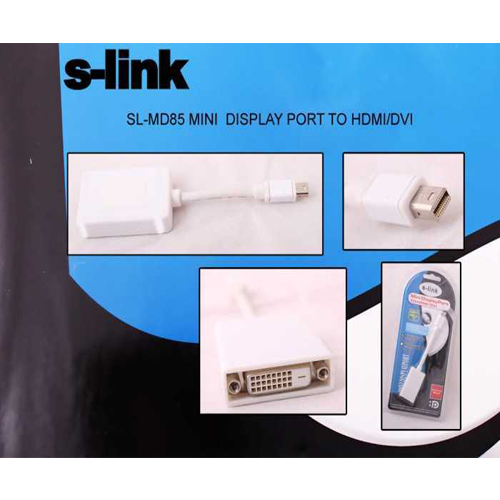 s-link-sl-md85-mini-display-to-190_1.jpg S-LINK SL-MD85 Мини Дисплеј до DVI (15cm-15cm) - Image 1