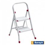 Saraylı Практични Метални Скали Бели со 2 Скалила
