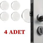 Прозрачни силиконски подлоги за мебел и врати 4-ка сет