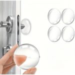 Прозрачни силиконски подлоги за мебел и врати 4-ка сет - Image 2