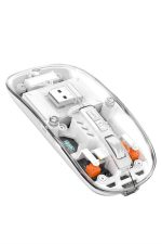 Тивок Клик Двојен Мод Bluetooth И Приемник Прозрачна Мишка - Image 4