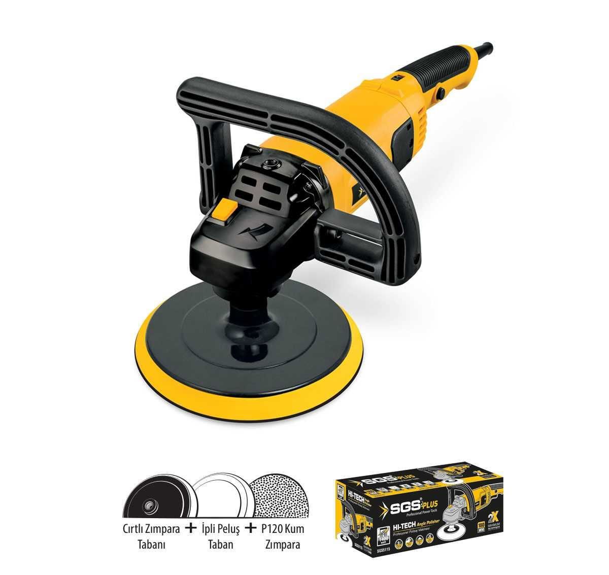sgs-5115-polisaj-makinesi-180-1351_1.jpg Sgs 5115 Полирачка 180 mm 1400 Watt - Image 1