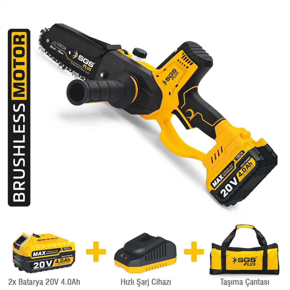 sgs-5310-zincirli-komursuz-1747_1.jpg Sgs 5310 Ланец без јаглен, Пила за резање дрва 20 Волти - Image 1