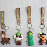 Shrek Карични Карактери Силиконски Клучен Прстен