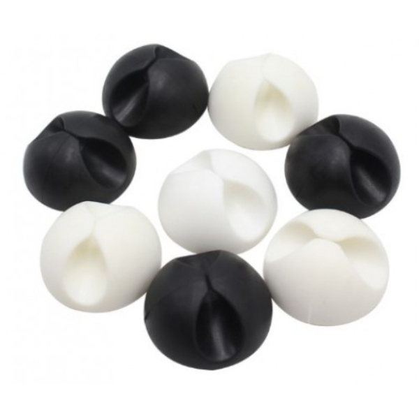 siyah-beyaz-kablo-sabitleme-kl-28395_1.jpg Црно-бели клипсови за фиксирање на кабли 10 парчиња - Image 1