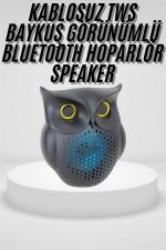 Црн Bluetooth звучник Сова Speaker Bluetooth 5.0 - Image 2