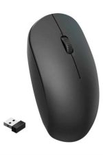 Црн Безжичен Миш Wireless Mouse Минималистички Дизајн - Image 5