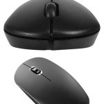 Црн Безжичен Миш Wireless Mouse Минималистички Дизајн