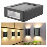 Соларно 4 LED ѕидно осветлување