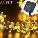 Соларна декоративна ламба со цветови 30 LED