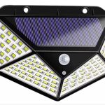 Соларна ламба со сензор за движење 100 LED