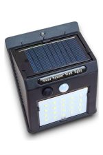 Соларна сензорска ѕидна ламба за градина 20 LED светло - Image 5