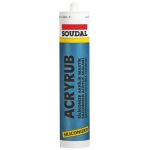 Soudal Acryrub Силиконизиран Мастик 310 ml Бел