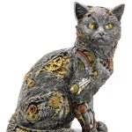 Steampunk Полиестер Котка Фигура Модел 2