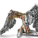 Steampunk Полиестерен Ангел Фигура