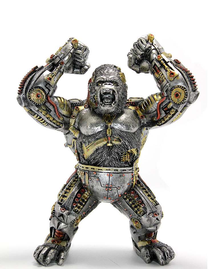 steampunk-polyester-orangutan-28861_1.jpg Steampunk Полиестерен Орангутан Фигура - Image 1