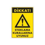 Табла за почитување на правилата за складирање 25x35 Код: 602